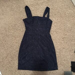 Navy blue formal dress